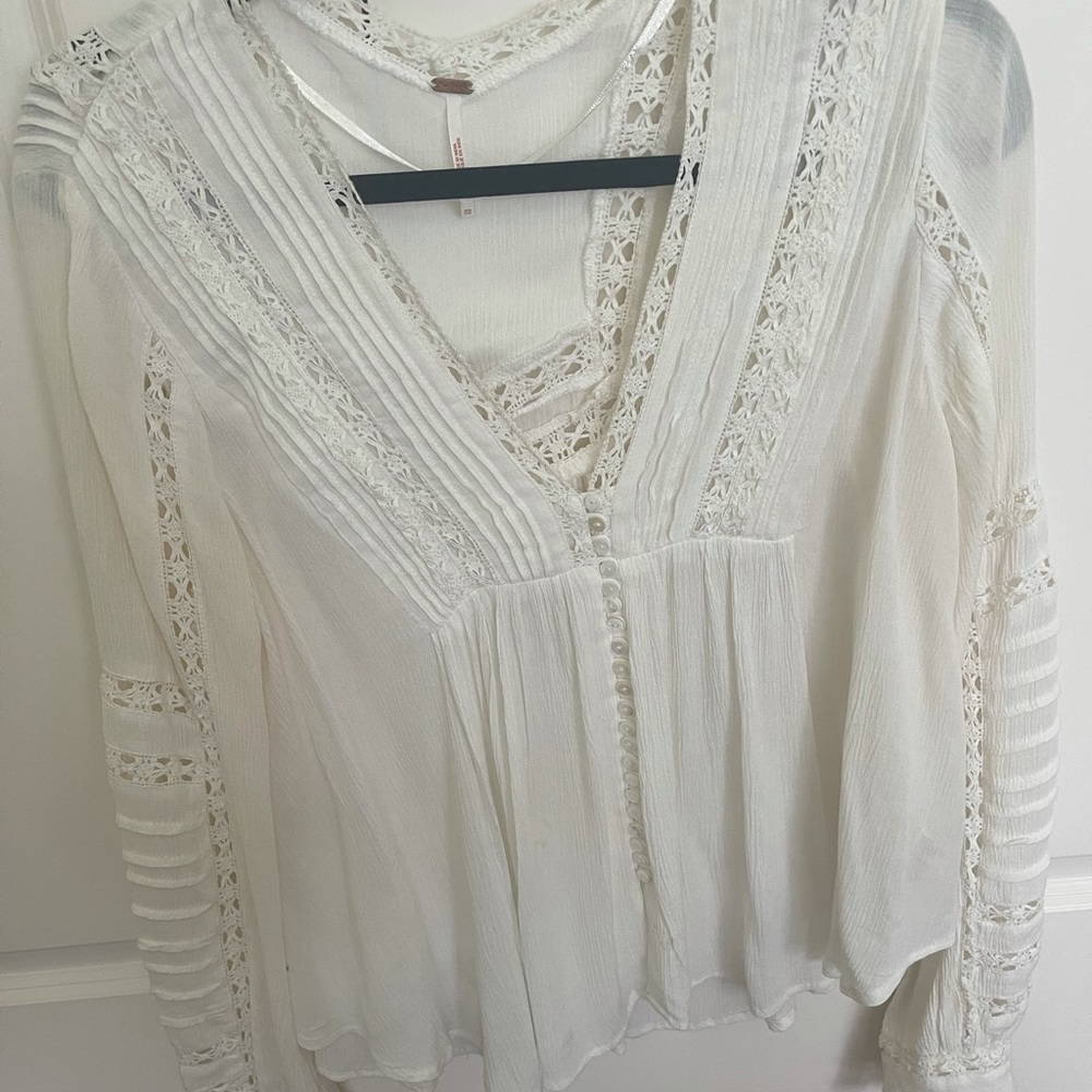 Free People button up blouse